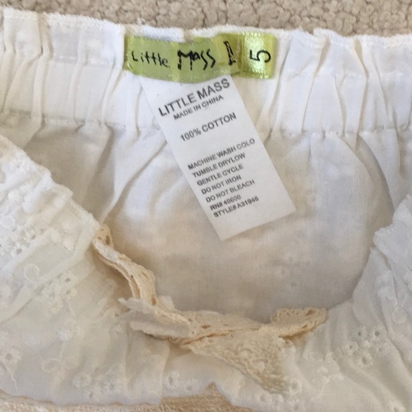 Girls Little Mass Lace and Eyelet skirt NWOT 5 - Picture 3 of 4